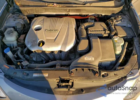 2013 Hyundai Sonata Hybrid из США, поврежденный, VIN KMHEC4A41DA096089